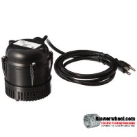 1/150 HP - 205 GPH - Small Submersible - 6' Power cord sku - 501004 item - 501004- Sold In Quantity of 1
