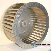 Single Inlet Steel Blower Wheel 8-1/2" D 4-1/8" W 7/8" Bore-Clockwise  rotation- with inside hub SKU: 08160404-028-HD-S-CW